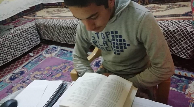 Tomarza'da evde kitap okuma etkinliği düzenlendi