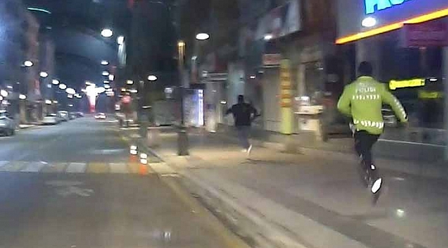 Tüfekle kaçan genç film sahnelerini aratmayan kovalamaca sonucu yakalandı