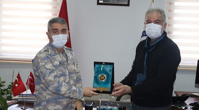 Tuğgeneral Gündüz'den Güzel Sanatlar Fakültesi'ne ziyaret