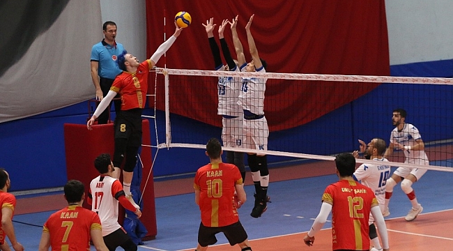 TVF Erkekler 1. Ligi: Kocaeli Büyükşehir Belediyesi Kağıtspor: 0 - Jeopark Kula Belediyespor:3