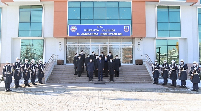 Vali Ali Çelik'ten İl Jandarma Komutanlığı'na ziyaret
