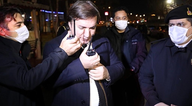 Vali Aydoğdu telsiz anonsuyla güvenlik güçlerinin yeni yılını kutladı