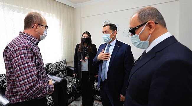 Vali Masatlı ile eşinden engelli, yaşlı ve hastalara yakın ilgi