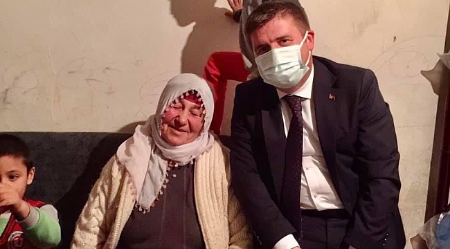 Vali Sarıibrahim'den çat kapı ziyaret