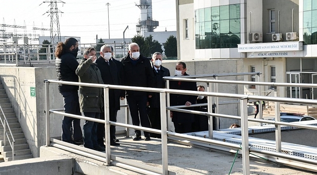 Vali Yıldırım, Ergene'de atık su arıtma tesisini inceledi