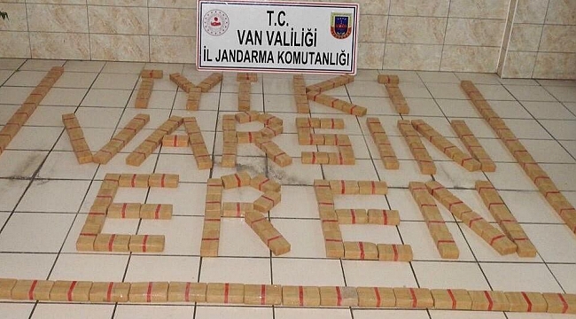 Van'da 101 kilo eroin ele geçirildi