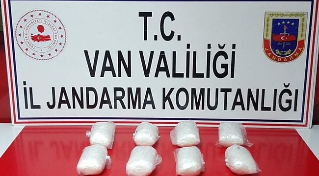 Van'da 4 kilo metamfetamin ele geçirildi