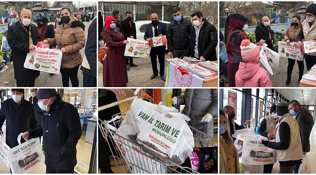 Van'da "gıdanı koru sofrana sahip çık" kampanyası