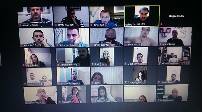 Voleybol İl Temsilciliği Ocak ayı online hakem ve gözlemci semineri yapıldı
