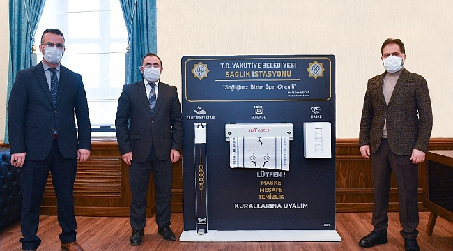 Yakutiye Belediyesi'nden ilçe merkezindeki camilere Dezenfektan İstasyonu