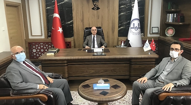 Yeni binasına taşınan ilçe müftülüğüne hayırlı olsun ziyaretinde bulundular