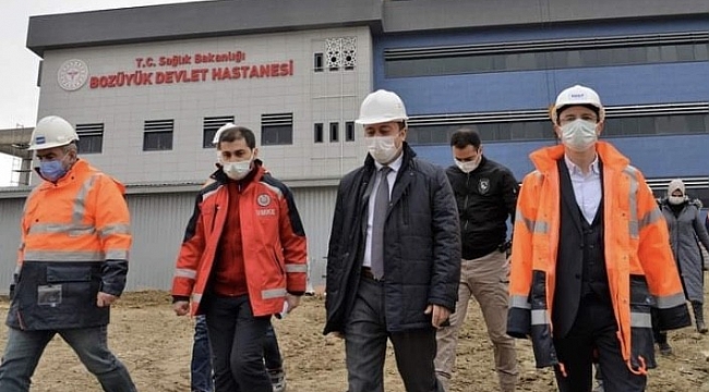 Yeni Bozüyük Devlet Hastanesi inşaatının yüzde 70'i tamamlandı
