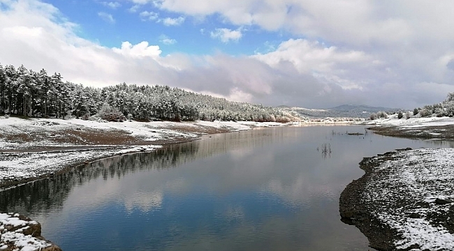 Yenice beyaza büründü