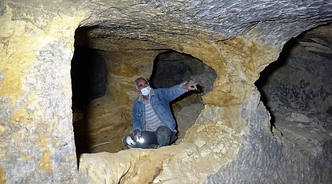 Yeraltı şehri köstebek yuvasına döndü