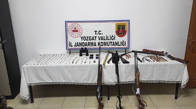 Yozgat'ta 218 parça tarihi eser ele geçirildi