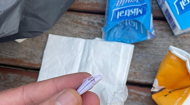 Zabıta ekiplerinin yakaladığı dilencinin üzerinden uyuşturucu çıktı