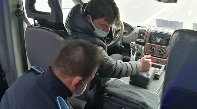 Zabıta müdürlüğünden halk dolmuşlarında denetim