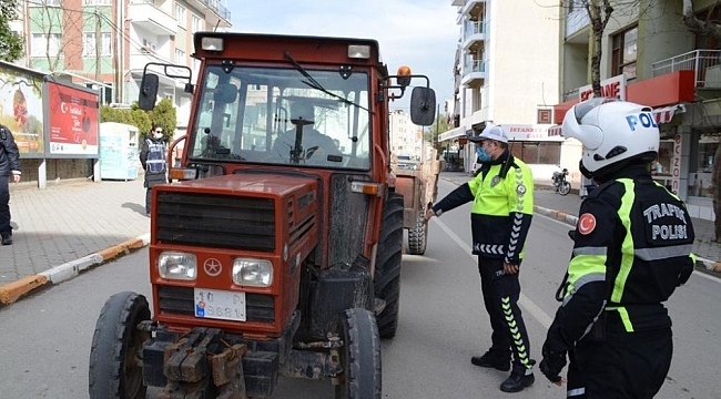 3 bin 549 araç, motosiklet ve traktör trafikten men edildi
