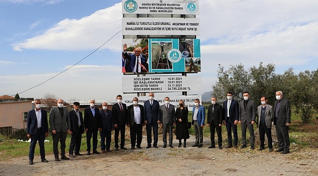 30 milyonluk altyapı yatırımına ilk kazma vuruldu