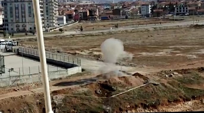 35 yıl sonra polise verdiği bilgi sayesinde toprağa gümülü top mermisi bulundu