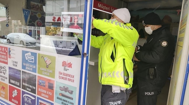 'Trafik Medya Yüzleri' afişleri asıldı