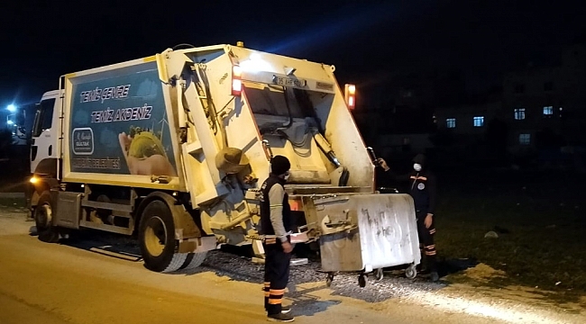 Akdeniz'de temizlik çalışmaları aralıksız sürüyor