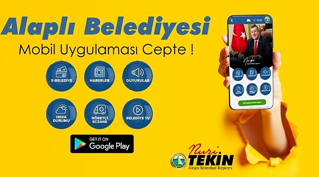 Alaplı Belediyesi artık cepte