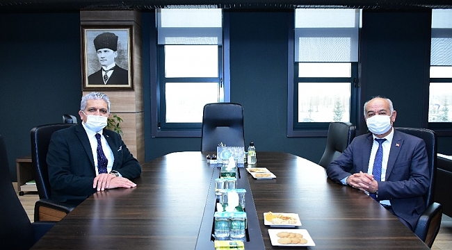Alpu Belediye Başkanı Güller'den, Başkan Küpeli'ye ziyaret