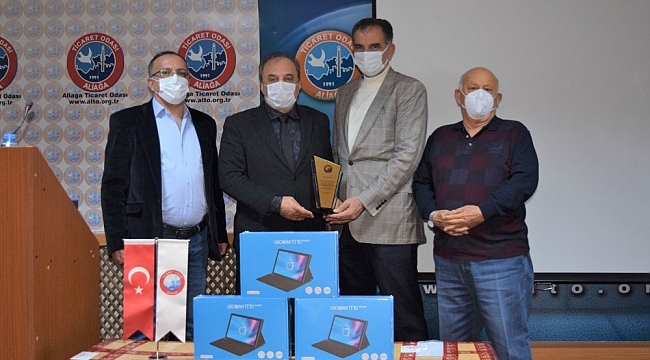 ALTO'dan Aliağalı öğrencilere tablet desteği