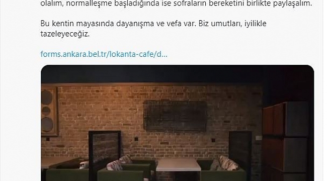 Ankara Büyükşehir Belediyesinde ön sipariş desteği başladı