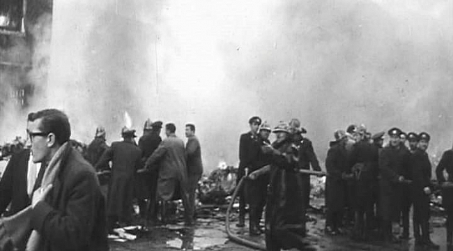 Ankara'ya düşen ve 120 kişinin hayatını kaybettiği 'Ulus Faciası'nın 58. yıl dönümü