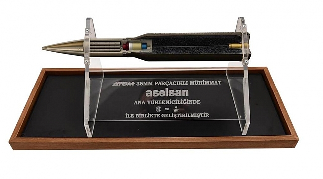 ASELSAN'ın ürettiği "ATOM 35 mm parçacıklı mühimmat" sayısı 100 bine ulaştı