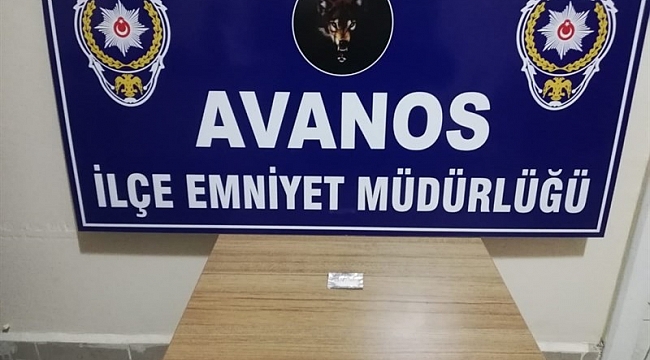 Avanos'ta şüpheli şahıstan uyuşturucu ele geçirildi