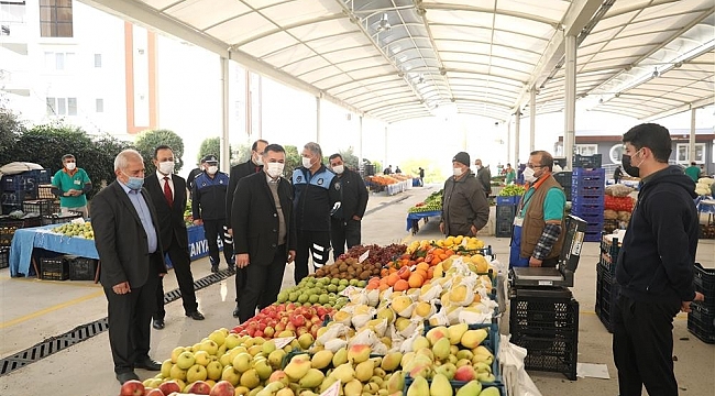 Avsallar kapalı pazar yeri hizmete açıldı