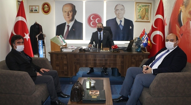Aziziye Belediye Başkanı Orhan'dan MHP İl Başkanlığı'na ziyaret