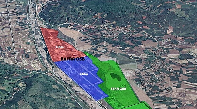 Bafra Sera OSB alt yapı ihale ilanı Resmi Gazete'de yayınlandı