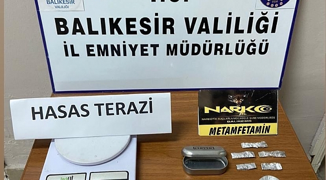 Balıkesir'de 9 şahsa uyuşturucu operasyonu