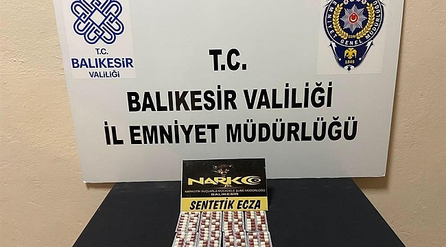 Balıkesir'de polisten uyuşturucu operasyonu