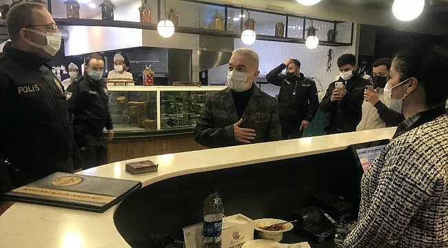 Başakşehir'de salgınla mücadele kapsamında denetim