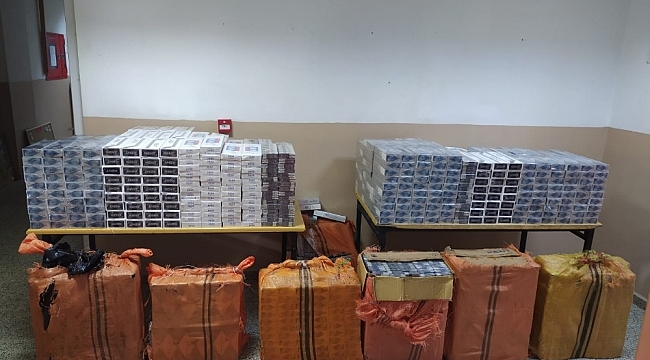 Başkale'de 12 bin paket kaçak sigara ele geçirildi