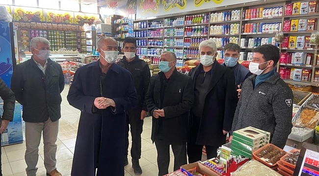 Başkan Akman'dan esnaf ziyareti