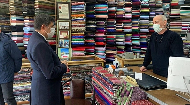 Başkan Aksun, Manifaturacılar Sitesi esnafıyla bir araya geldi