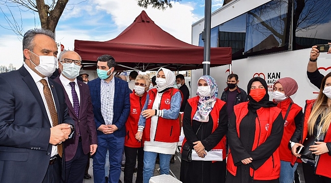 Başkan Aktaş'tan 'kan ver, can ver' çağrısı
