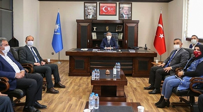 Başkan Doğru'dan Başkan Özkeçeci' ye hayırlı olsun ziyareti