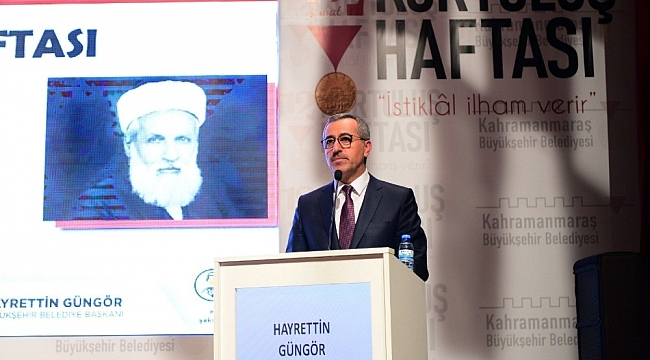 Başkan Güngör, "Milli mücadelenin manevi mimarı Ali Sezai Efendi"