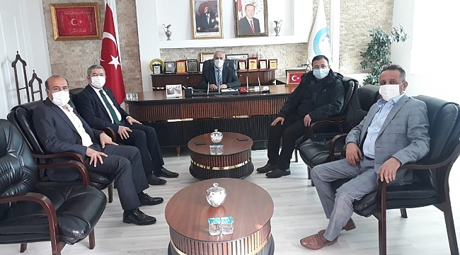 Başkan Takva'dan Başkan Ensari'ye ziyaret