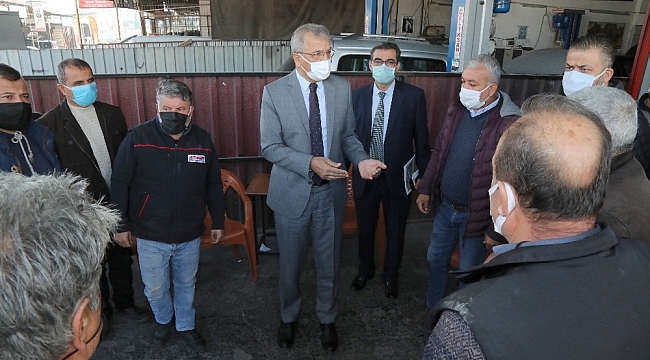 Başkan Tarhan sanayi esnafıyla buluştu