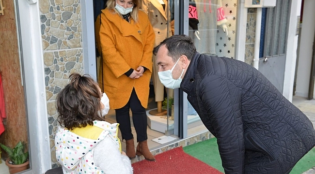 Başkan Yüksel esnaf esnafın taleplerini dinledi