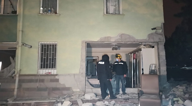 Başkent'te doğalgaz patlaması