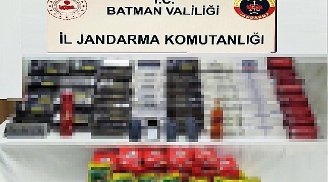 Batman'da kaçakçılık operasyonu